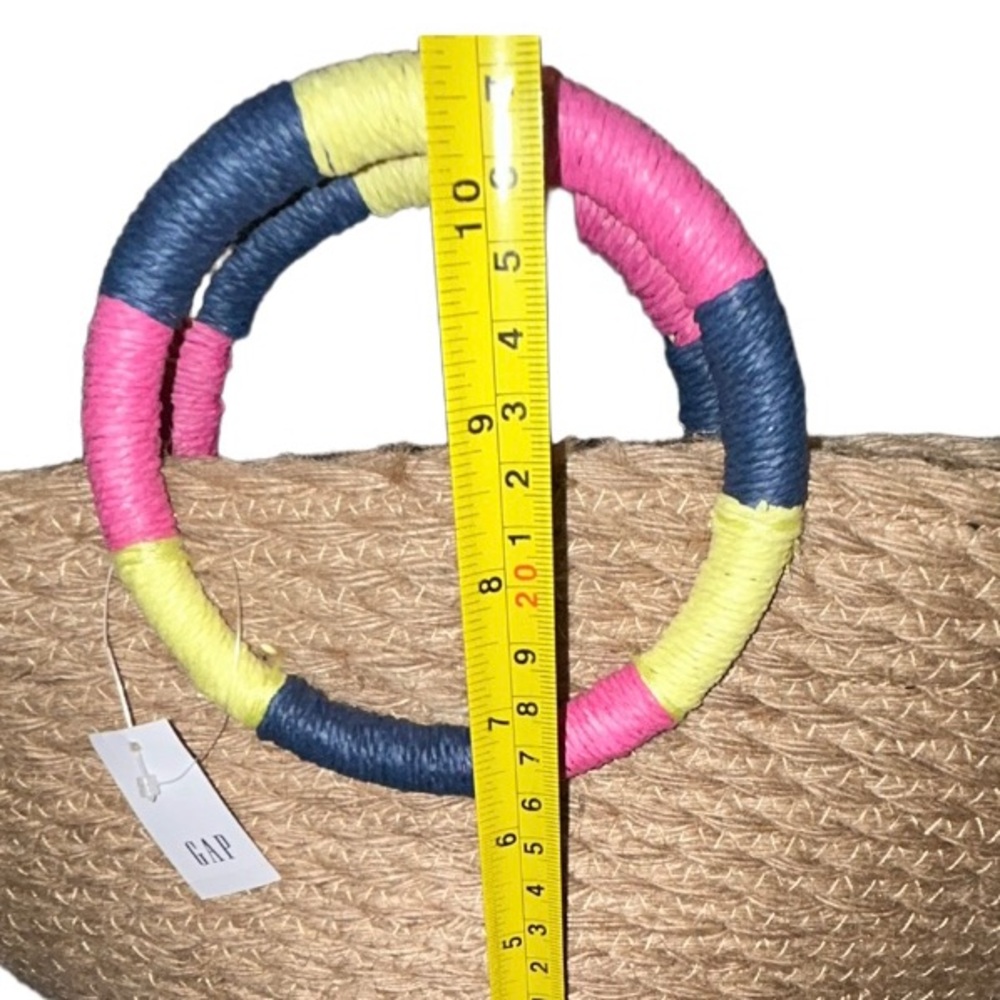 💕NWT!!!GAP STRAW BAG! THIS IS YOUR SUMMER BAG!! BOHO!! Fast shipping!! - Picture 10 of 14